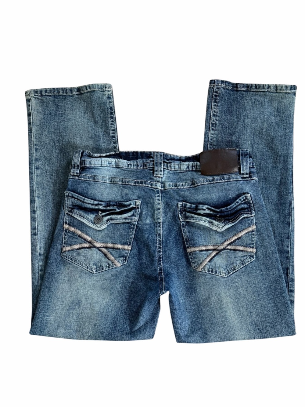TK Axel Men's Slim Bootcut Stretch Denim Jeans Size 32 Style #AXMB0021